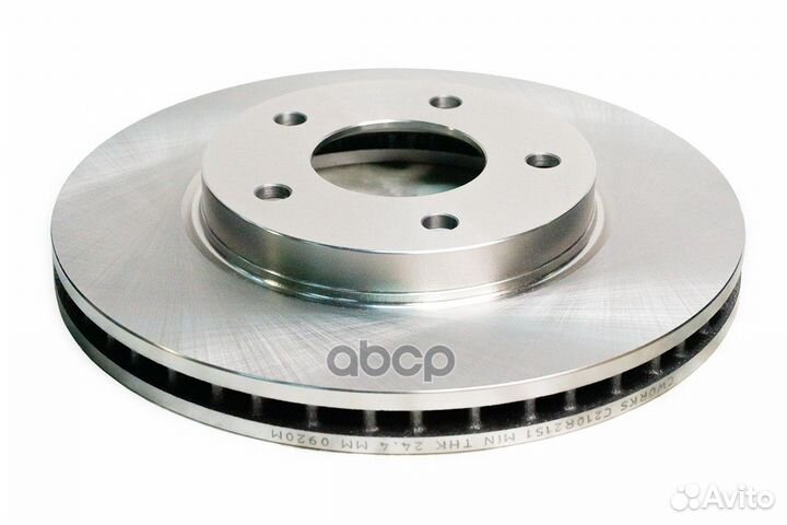 Диск тормозной mitsubishi lancer 08- 1.5-2.0 пе