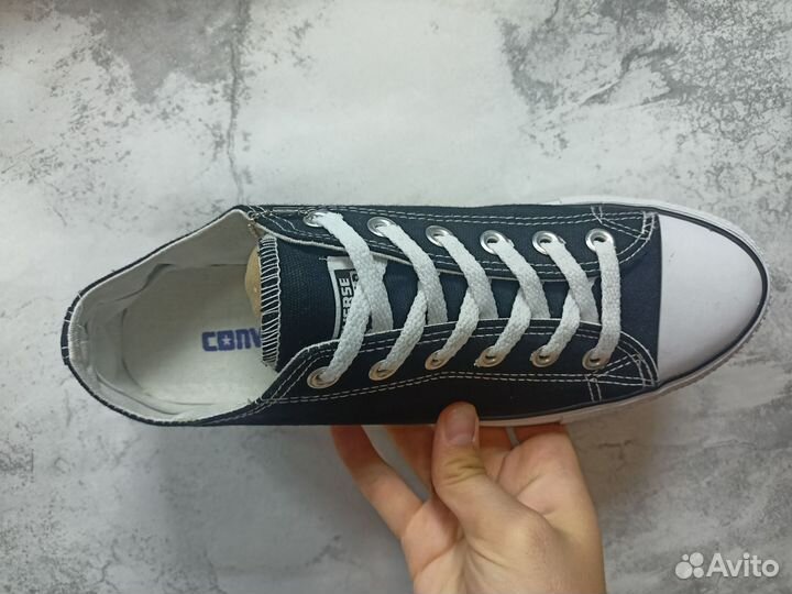 Кеды Converse black/white low