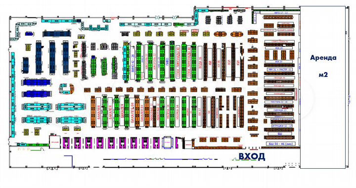 Торговая площадь, 1400 м² Лента