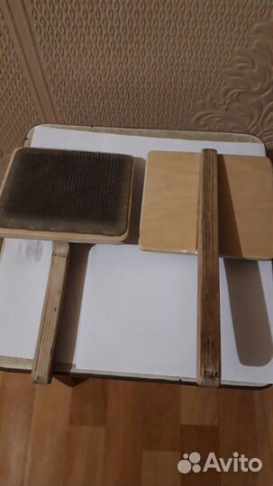 Чёски для пуха и шерсти. Кардолента