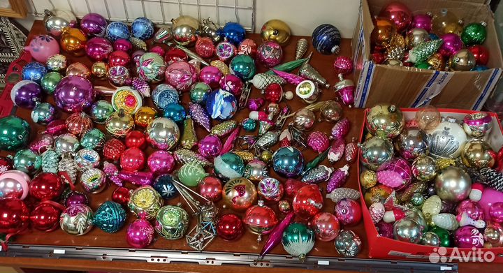 Ёлочные игрушки стекло