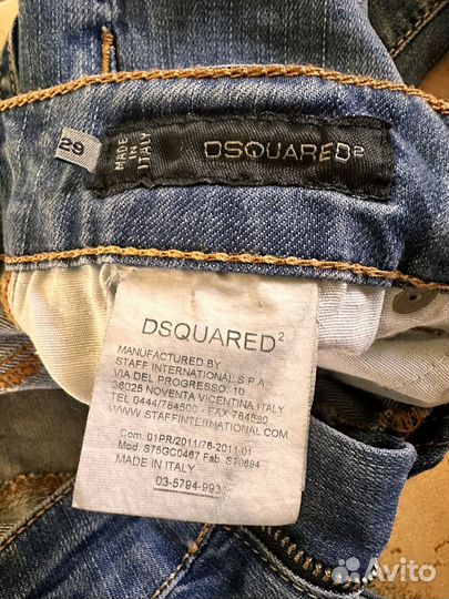 Джинсы dsquared2