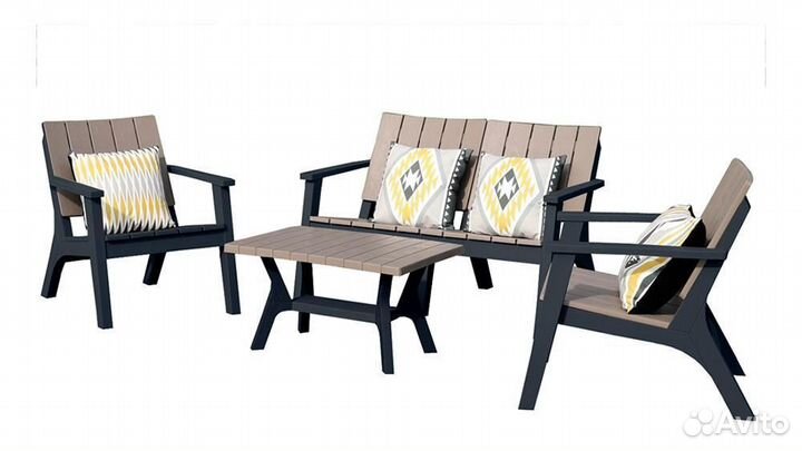 Комплект пластиковой мебели sukk loft 4