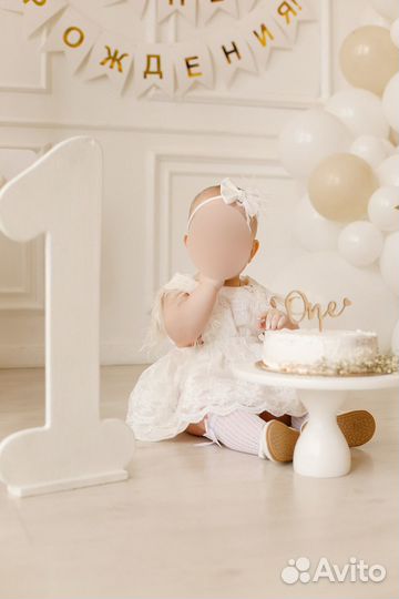 Платье -боди на годик