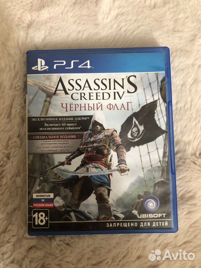 Assassins creed 4 IV черный флаг ps4