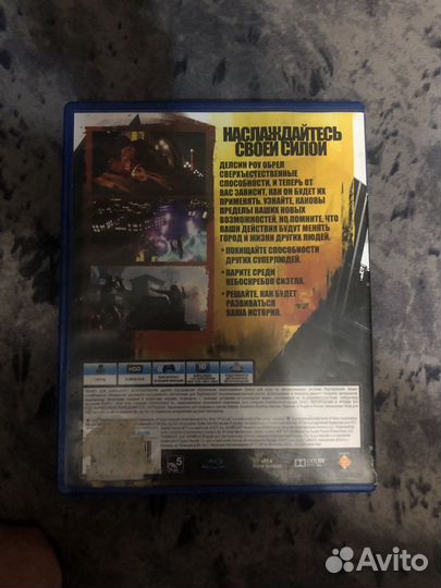 Игра на пс4 inFamous второй сын