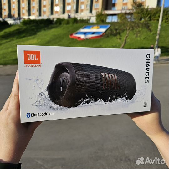 Колонка JBL Charge 5, Black. Новая, оригинальная