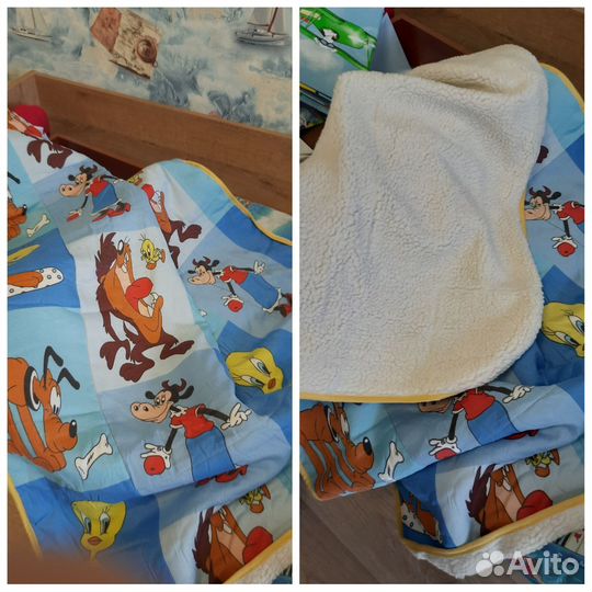 Одеяло на овчине 110х140