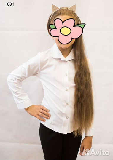 Блузка школьная 128-152