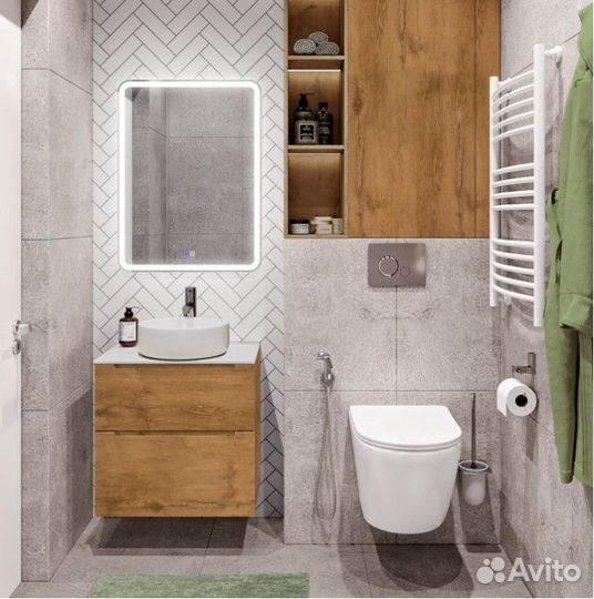 Мебель для ванной BelBagno Etna-H60-600-S Rovere N