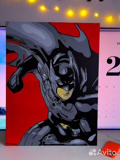 Batman (Бэтмен) акрил картина 100x120 и 60x80