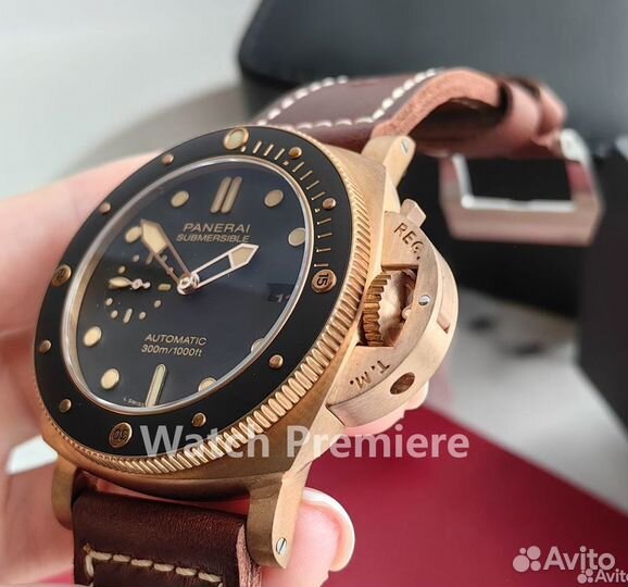 Часы Panerai Submersible Bronzo