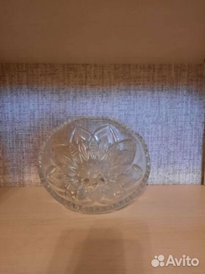 Хрустальная конфетница СССР