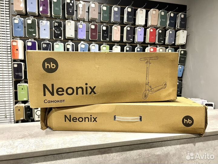 Детский двухколесный самокат Happy Baby neonix