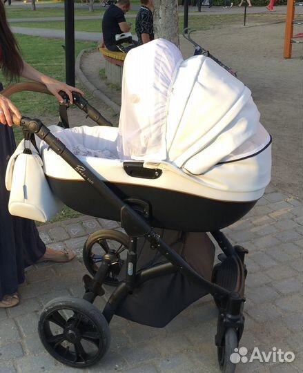 Коляска 2 в 1 эко кожа Roan