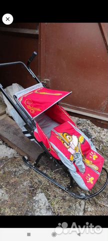Детские санки коляска бу