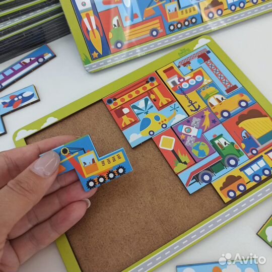 Головоломка тетрис 19,5х14,5х0,6 см