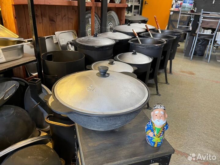 Казан чугунный 8 литров Узбекистан Наманганский