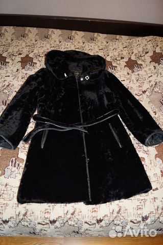 Шуба женская натуральная 42 44 мутон