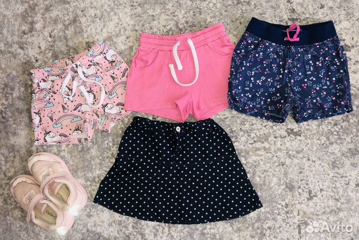 Фирменные вещи пакетом на девочку 110-116