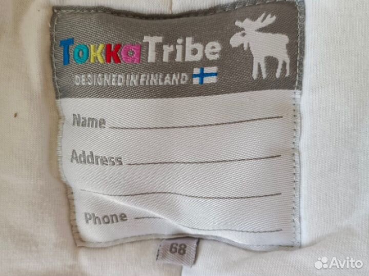 Комбинезон tokka tribe 68 для девочки