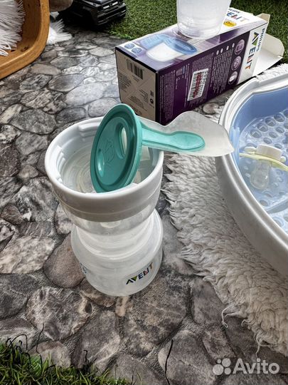 Стерилизатор avent бутылочка контейнер для молока