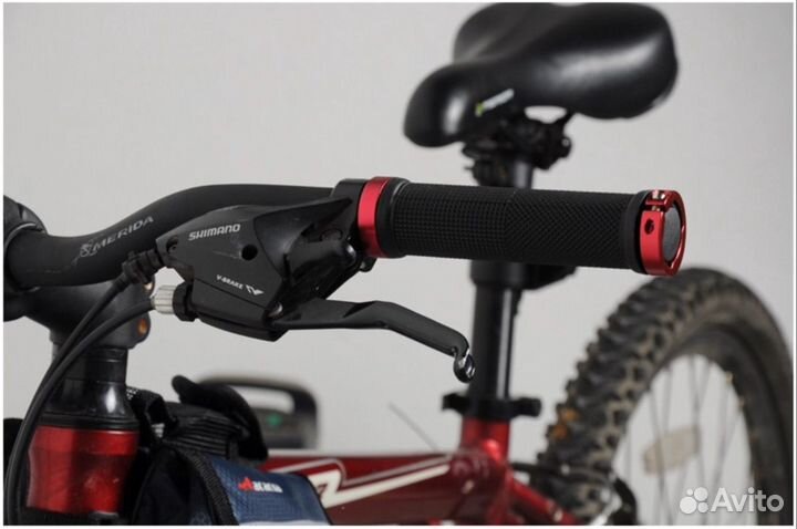 Грипсы для велосипеда с зажимами