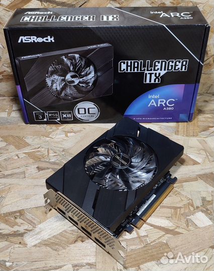 ASRock Intel Arc A380 Challenger ITX