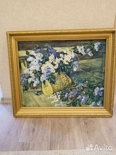 Картина СССР репродукция на ткани 