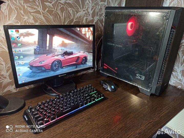 Современный Компьютер 12100, 16 gb, ssd 512