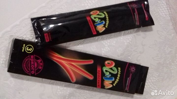 Неоновые огни-красные