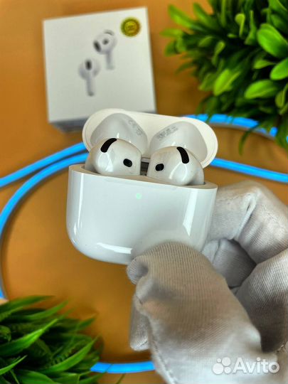 Airpods 4 с активным шумоподавлением + гарантия