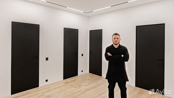 Скрытая дверь с коробкой