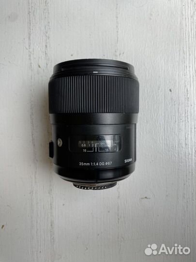 Объектив Sigma art 35mm Nikon