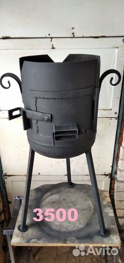Печь, буржуйка из газ. баллона, печь для казана