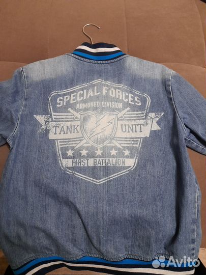 Джинсовая куртка для мальчика 152- 164