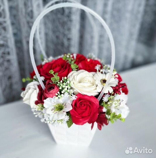 Букет цветов из мыла