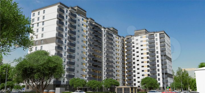 2-к. квартира, 55 м², 11/13 эт.