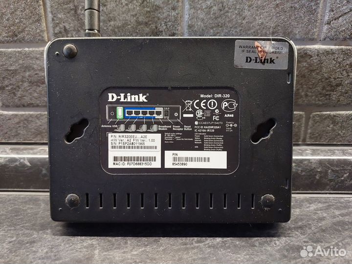 Wifi роутер D-Link Dir-320