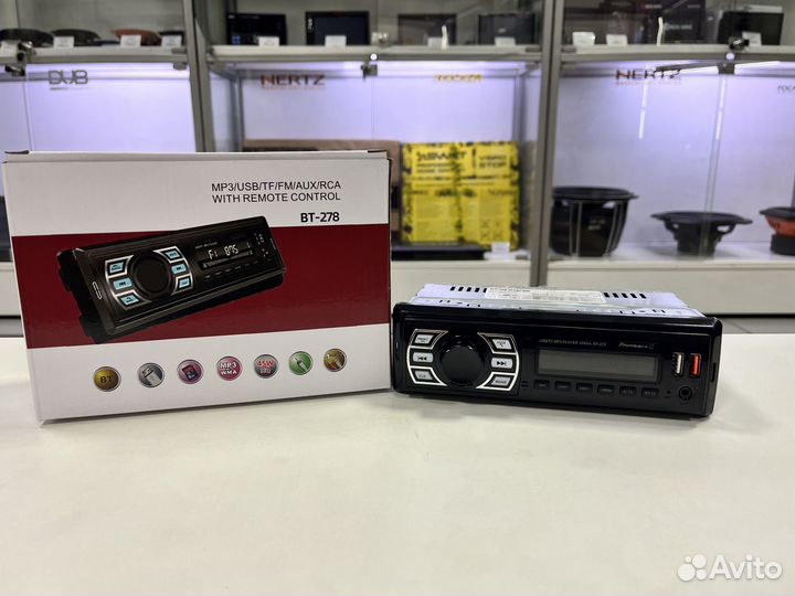 Автомагнитола Pioneer BT-278 (Bluetooth/USB/AUX)