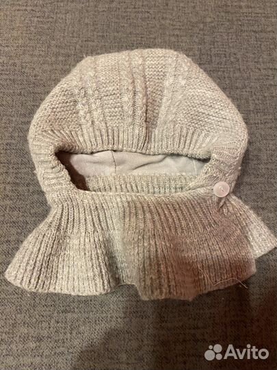 Шапка шлем шерсть мериноса 36-38