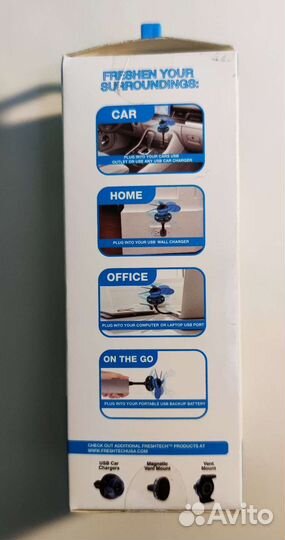 USB вентилятор с двумя ароматизаторами