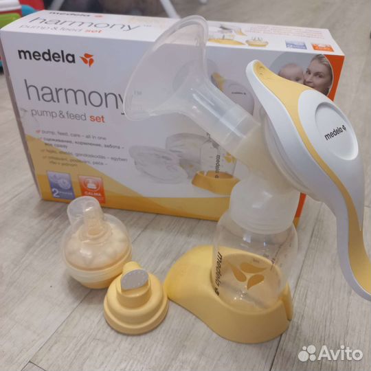 Молокоотсос medela ручной,бутылочки, соска