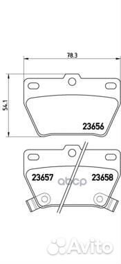 P83057 839 02FDB1531D2188M-01 колодки диско