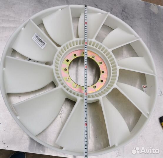 Вентилятор WD615,WP10,9 лопастей в круге D-590 612