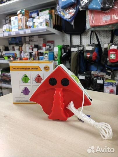 Магнитная щетка для окон и стеклопакетов 18-30 мм