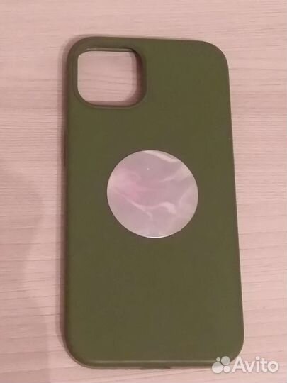 Силиконовый чехол, защитное стекло на iPhone 13