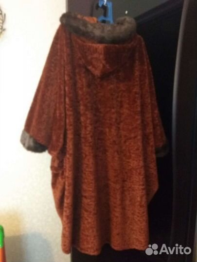 Пальто из искусственного меха без подклада