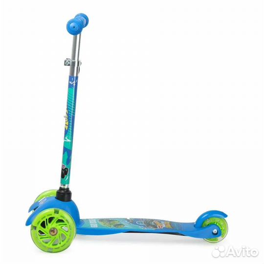 Самокат новый колеса светятся