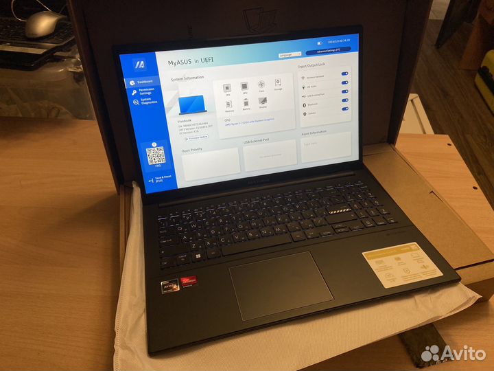 Ноутбук asus vivobook GO 15